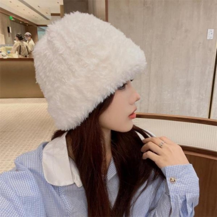 หมวกขนสัตว์ผู้หญิง 2 สี