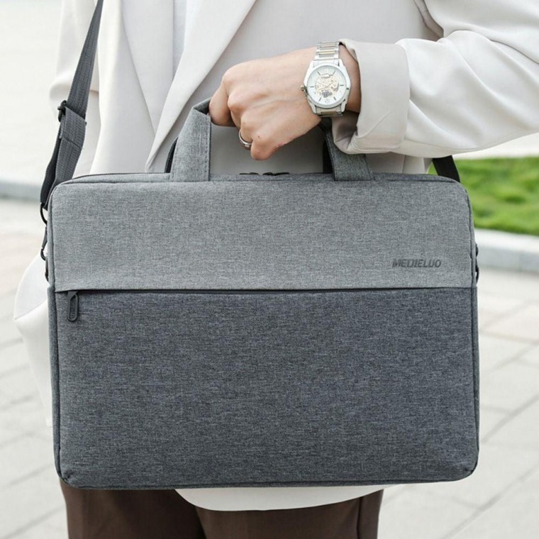 กระเป๋าสะพายข้างสำหรับคนทำงาน น้ำหนักเบาใส่เอกสารรายวัน กระเป๋าสะพายข้างลำลอง ซองใส่โน้ตบุ๊ก นักศึกษาชาย