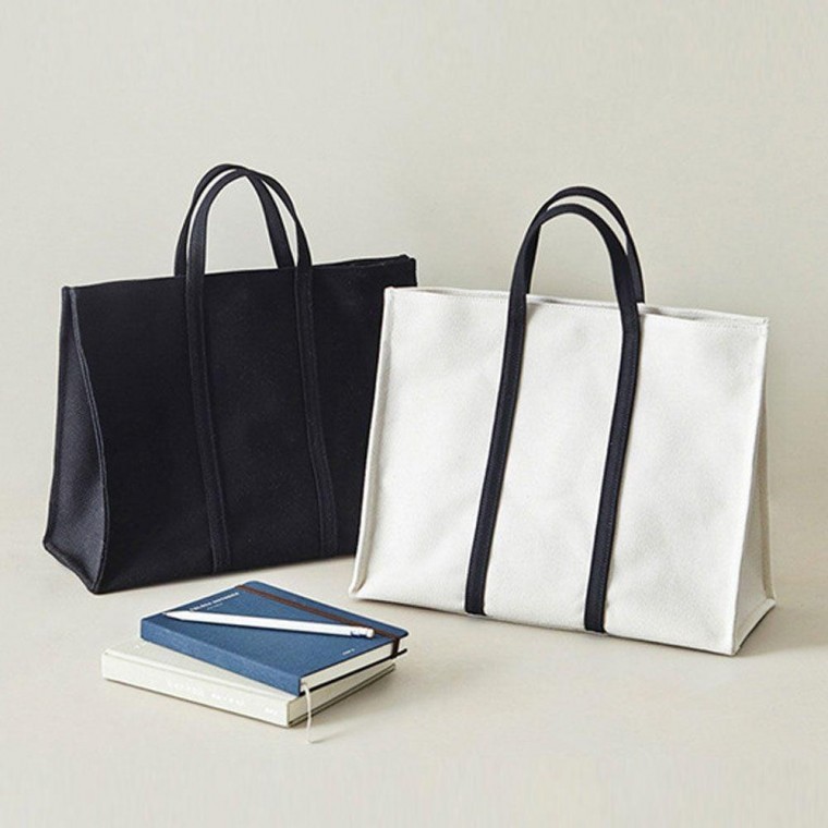กระเป๋าทรงสี่เหลี่ยม กระเป๋าถือ กระเป๋า eco bag กระเป๋าช้อปปิ้ง สำหรับคนทำงาน ใช้ได้ทุกวัน