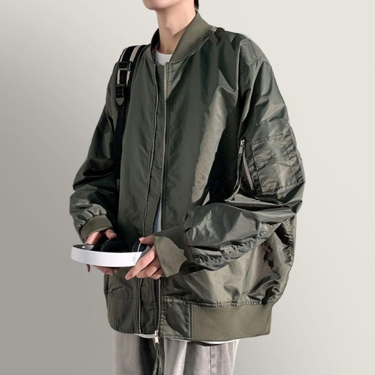 เสื้อแจ็คเก็ตกันลมแบบลำลองสำหรับผู้ชาย เสื้อแจ็คเก็ตฤดูใบไม้ผลิสำหรับผู้ชาย