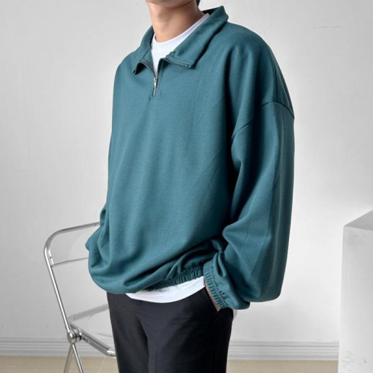 เสื้อสเวตเชิ้ต Air คอซิปครึ่งตัวสำหรับผู้ชาย