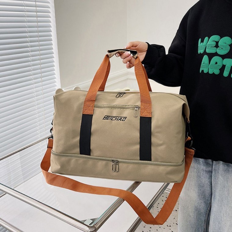 กระเป๋าออกกำลังกายพร้อมช่องเก็บรองเท้า กระเป๋า  สำหรับเดินทาง กระเป๋า Duffel สำหรับกอล์ฟ กีฬา กระเป๋าล้อลาก