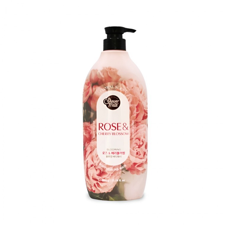 เจลอาบน้ำ Shower Mate Blooming กลิ่นโรสเชอร์รี่บลอสซัม 900g