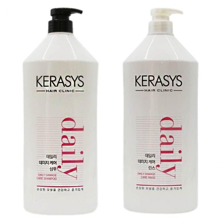 แชมพูและครีมนวดผม Kerasys Daily Damage 1.5L เลือก 1