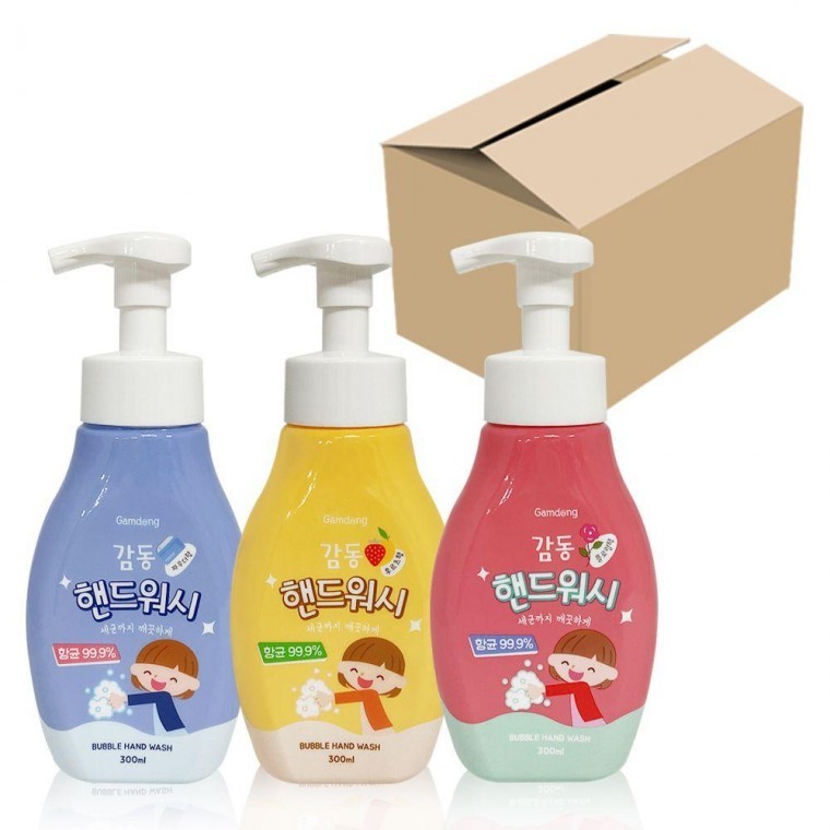 สบู่ล้างมือ Gamdong Hand Wash (เลือก 300ml) x 1 กล่อง (12 ชิ้น)