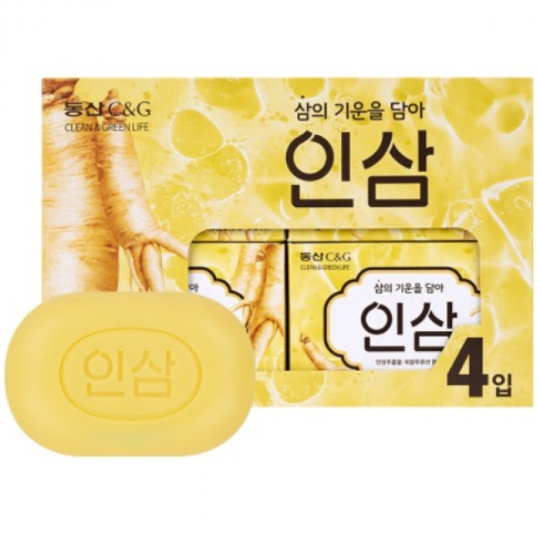 สบู่โสม Crio Dongsan 90g x 4 ก้อน สำหรับล้างหน้าและผิวสดชื่น