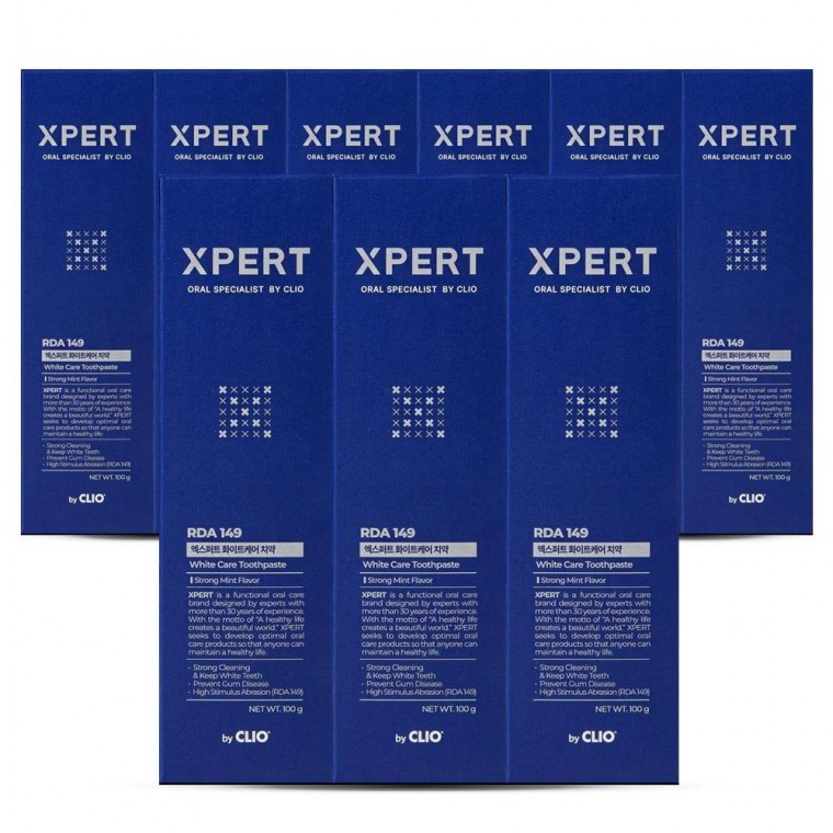ยาสีฟัน Crio Expert White Care ทำความสะอาดสูง ลดคราบพลัค 100g 3 ชิ้น x 3 แพ็ค