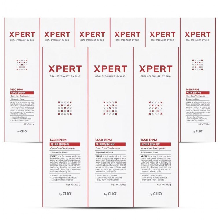ยาสีฟัน Crio Expert Gum Care มีฟลูออไรด์สูง สำหรับเหงือก 100g 3 ชิ้น x 3 แพ็ค