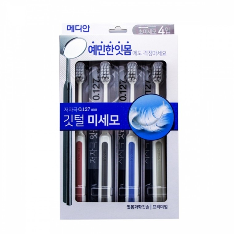 แปรงสีฟัน Median Gum Science 4 ชิ้น โดย BTM