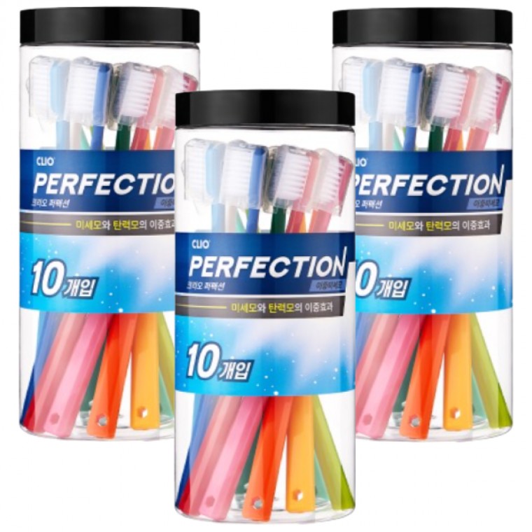 แปรงสีฟัน Crio Clio Perfection ขนสองชั้นละเอียด ต้านเชื้อแบคทีเรีย 30 ชิ้น