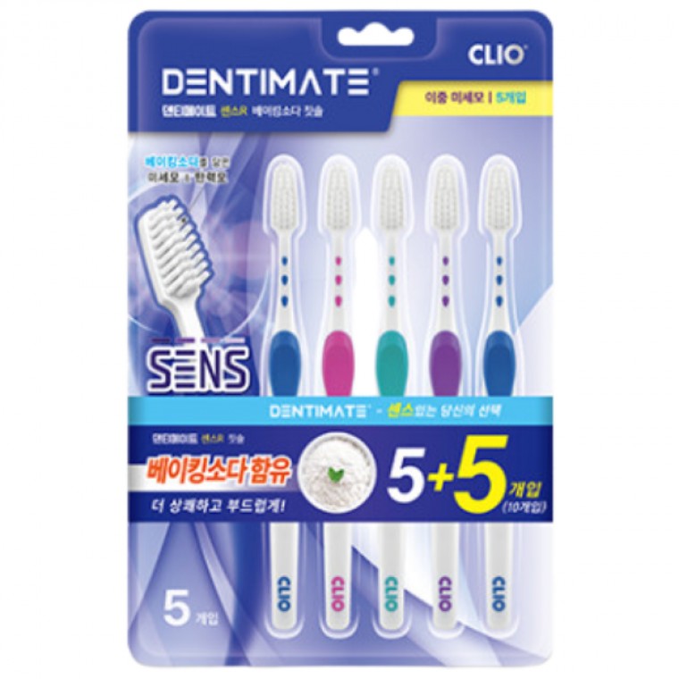 แปรงสีฟัน Crio Sense R ขนสองชั้นละเอียด 5+5 เบกกิ้งโซดา