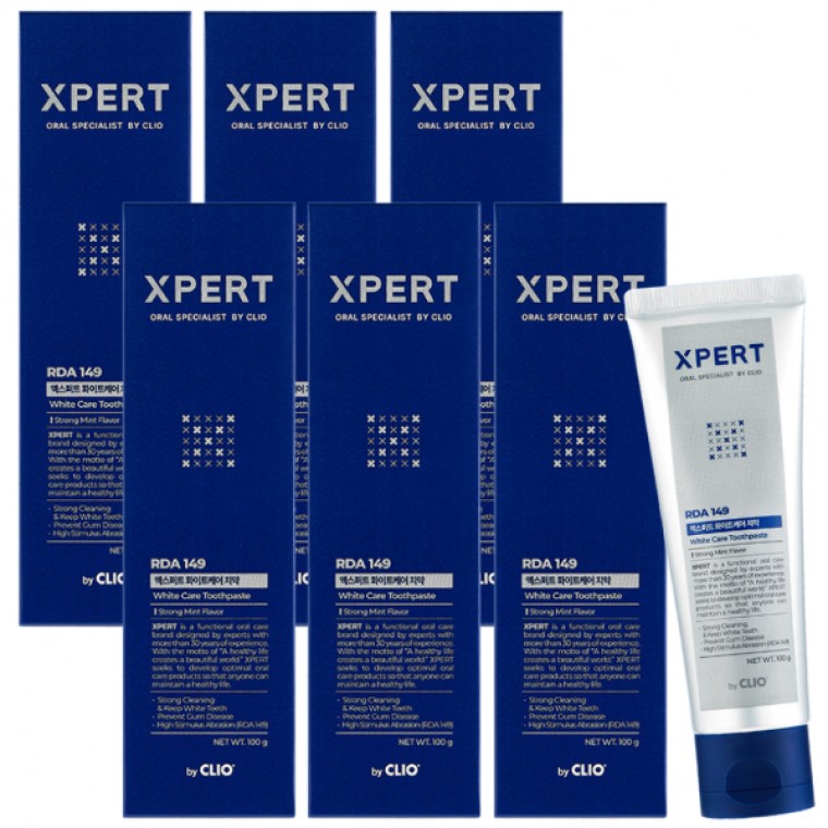 ยาสีฟัน Crio Clio Expert Gum Care 100g 3 ชิ้น + 3 ชิ้น มีฟลูออไรด์สูง ดูแลเหงือก กลิ่นสเปียร์มิ้นท์