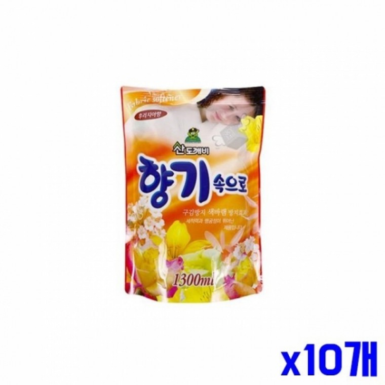 น้ำยาปรับผ้านุ่มฟรีเซีย สูตรถนอมผิว ชนิดเติม 1300 มล. x 10