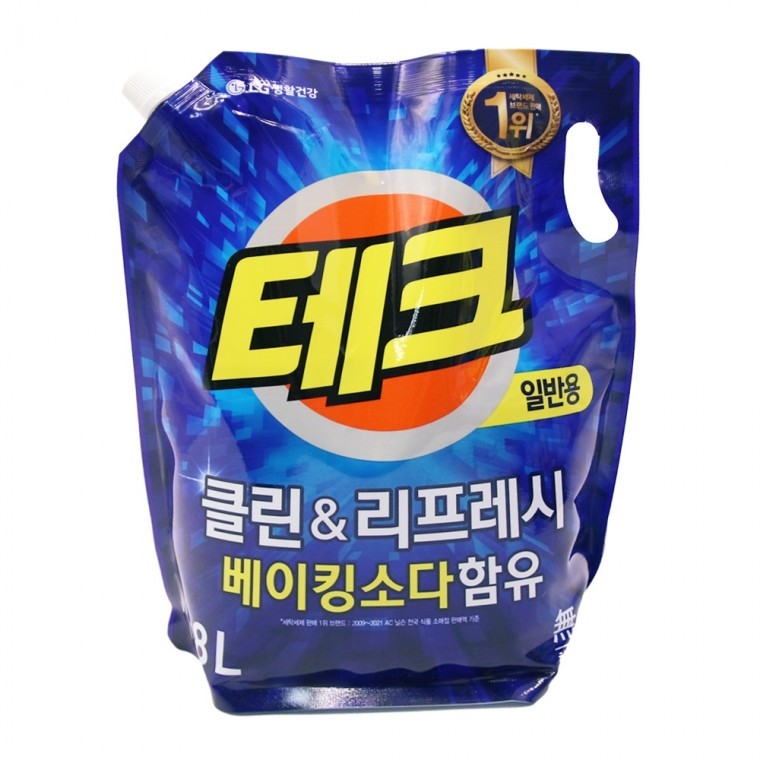 น้ำยาซักผ้าเทค คลีนแอนด์รีเฟรช สำหรับเครื่องซักผ้าทั่วไป ชนิดเติม 1.8 ลิตร