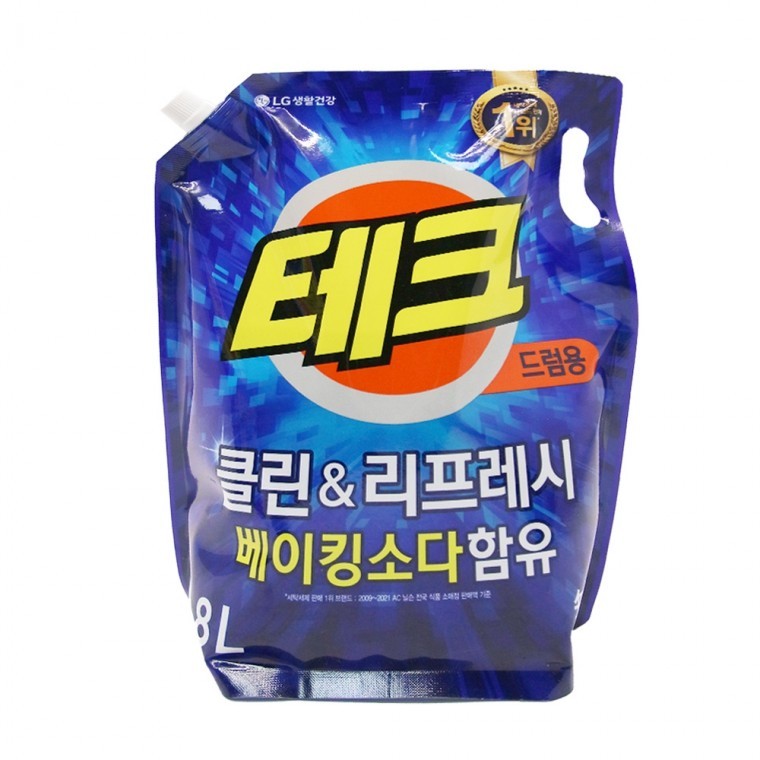 น้ำยาซักผ้าเทค คลีนแอนด์รีเฟรช สำหรับเครื่องซักผ้าฝาหน้า ชนิดเติม 1.8 ลิตร
