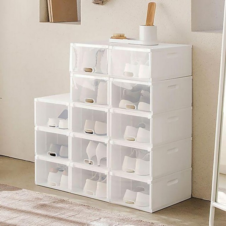 ชุดกล่องเก็บรองเท้า Reitem System Stackable Shoe Organizer 2 ชิ้น