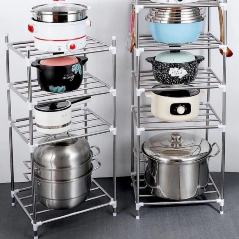 ชั้นวางเหล็กอเนกประสงค์แบบประกอบเอง Multi Steel Display Shelf 1 ชั้น