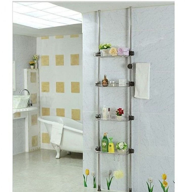 ชั้นวางของอเนกประสงค์สำหรับห้องน้ำ 400 4 ชั้น