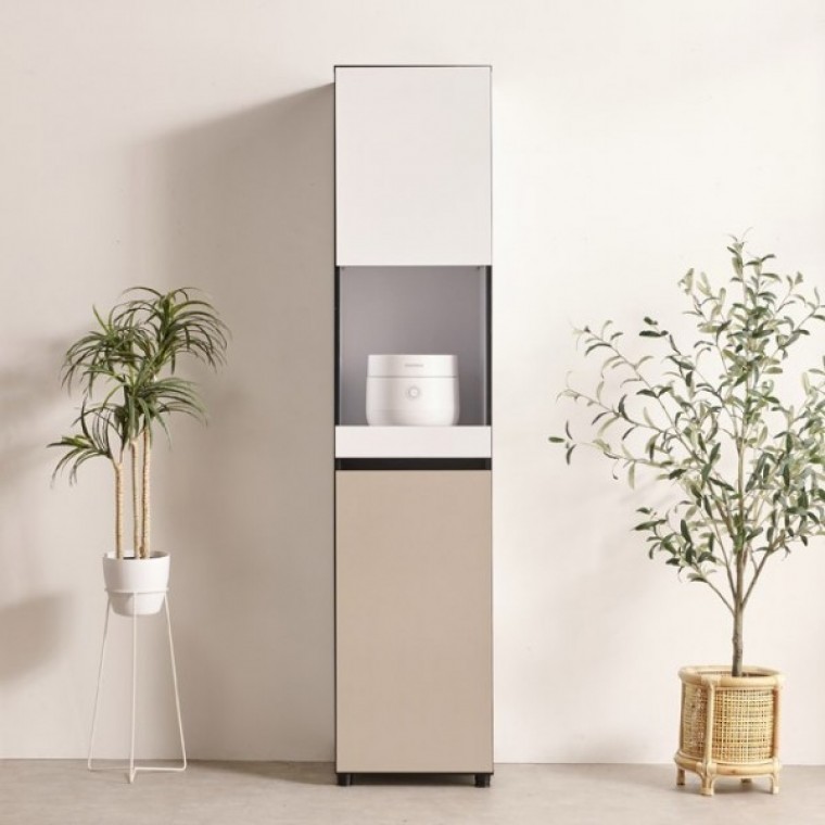 ตู้เก็บของพร้อมที่วางไมโครเวฟแบบตู้เย็น Furniture Walk 400