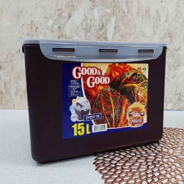 กล่องถนอมอาหาร Good & Good Handy Lock Choco - 15 ลิตร