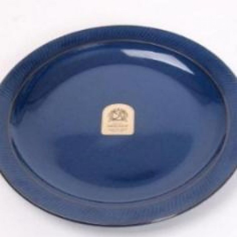 ชุดจานกลาง Vintage Blue (สำหรับคู่รัก 4 คน/ดีไซน์สวย/เรียบร้อย)