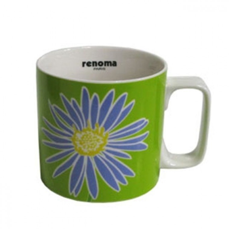 แก้วมัค Flowery เซรามิก (สำหรับน้ำ/โฮมคาเฟ่/กาแฟ/แก้วเก็บความเย็น/แก้วใส)