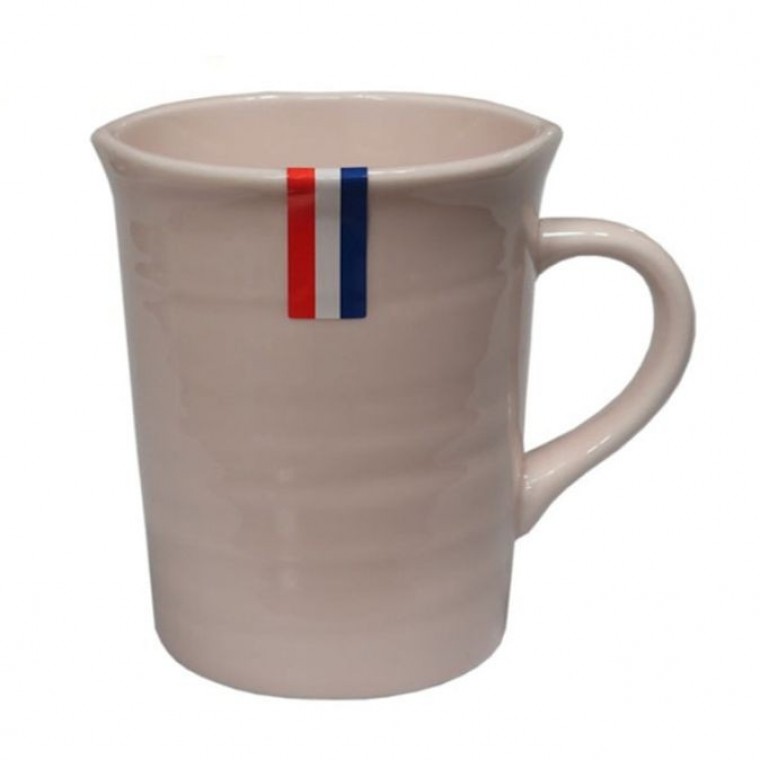 แก้วมัคเซรามิกสีชมพู 1 ชิ้น (สำหรับกาแฟ/คาเฟ่)