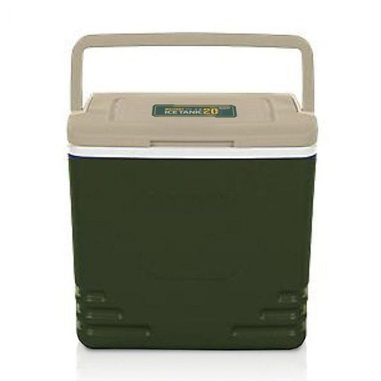 กระติกน้ำแข็ง Ice Tank สำหรับแคมป์ปิ้ง สีเขียวทหาร 20 ลิตร (1 ชิ้น)