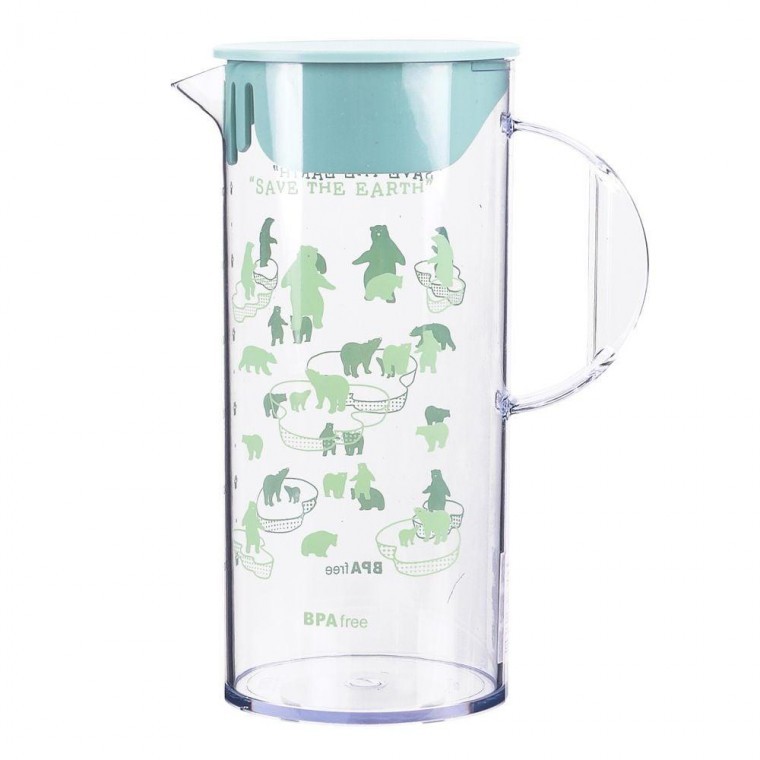 ขวดน้ำ Polar Bear Simple ผลิตในประเทศ 1.6 ลิตร สีมิ้นต์