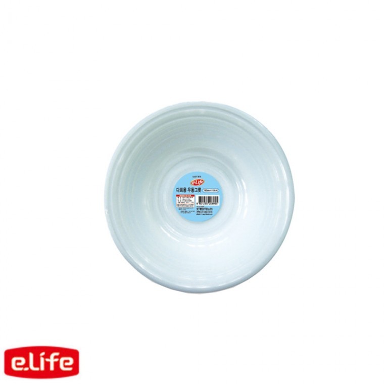 Lotte พลาสติกอเนกประสงค์ จานอุด้งใช้แล้วทิ้ง 190 มม. 10 ชิ้น