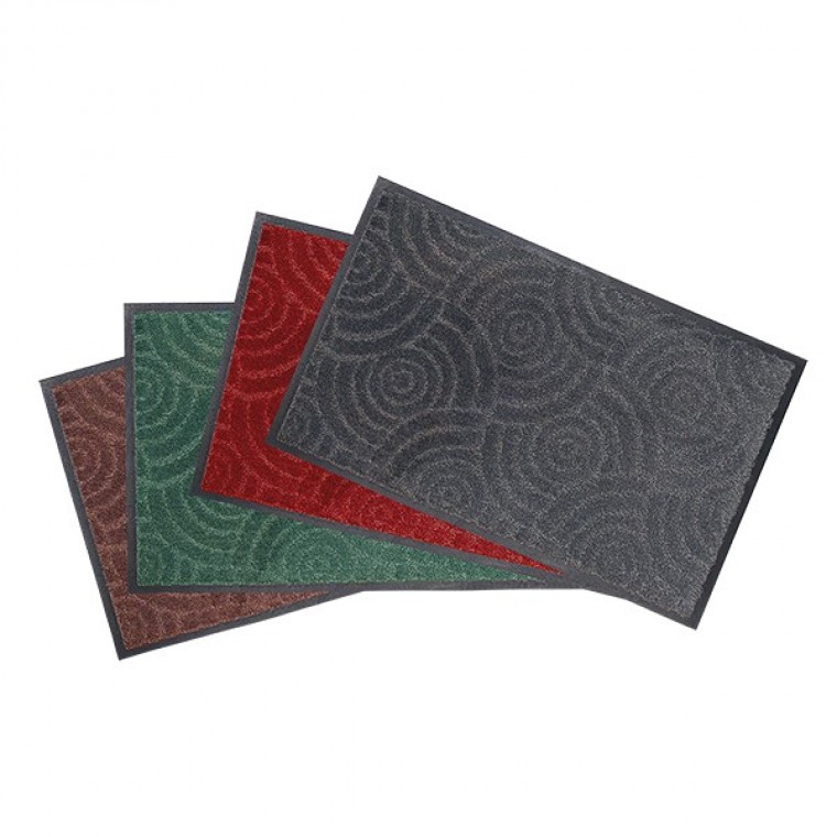 พรมทางเข้า Magic Clean Circle Carpet ขนาด 190X200 ซม. สีเทา