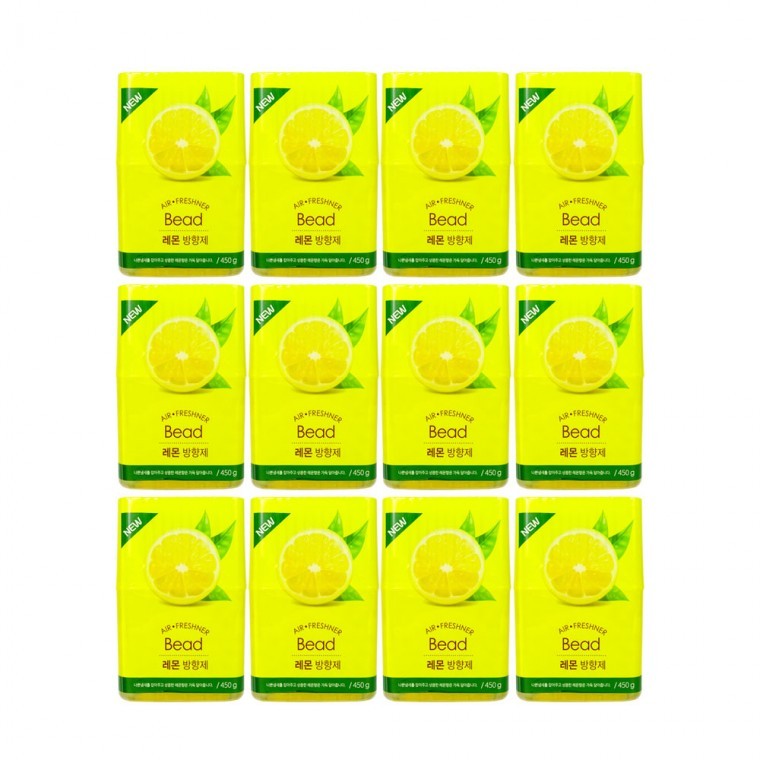น้ำหอมอโรมาแบบเม็ด (450 ก.) กลิ่น Lemon - 12 ชิ้น น้ำหอม ดับกลิ่น น้ำหอมแบบเม็ด