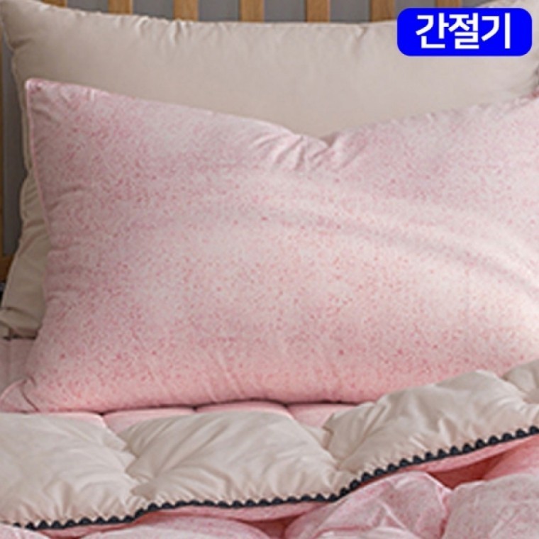 ปลอกหมอน Happy Pini Frill Bella Microfiber สำหรับฤดูเปลี่ยนผ่าน 50x70 ซม. (สีชมพู) (ไม่รวมไส้หมอน)