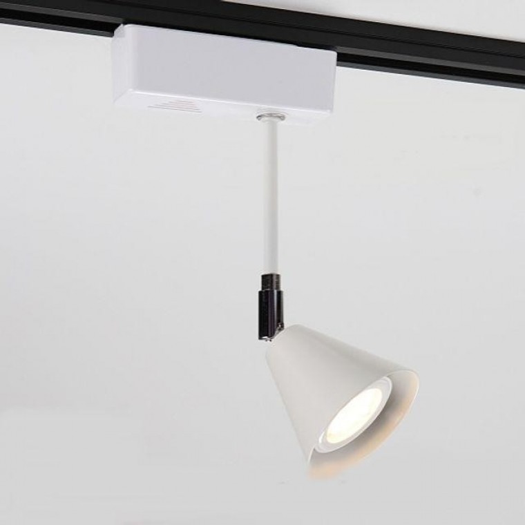 โคมไฟรางปลายแหลม 10 สำหรับ LED โดยเฉพาะ สีขาว