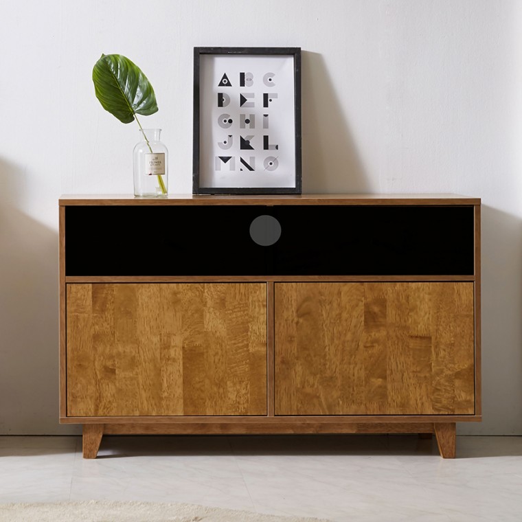 ตู้เก็บของโต๊ะข้างเตียง LPM ไม้ยางพาราแท้ Big Picture Furniture Silomut 800 (เก็บค่าขนส่งปลายทาง)
