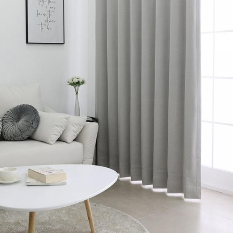 ม่านทึบแสง Nabian สีเฮเซลนัท จีบผีเสื้อ 75x230 ซม. (1 ผืน)