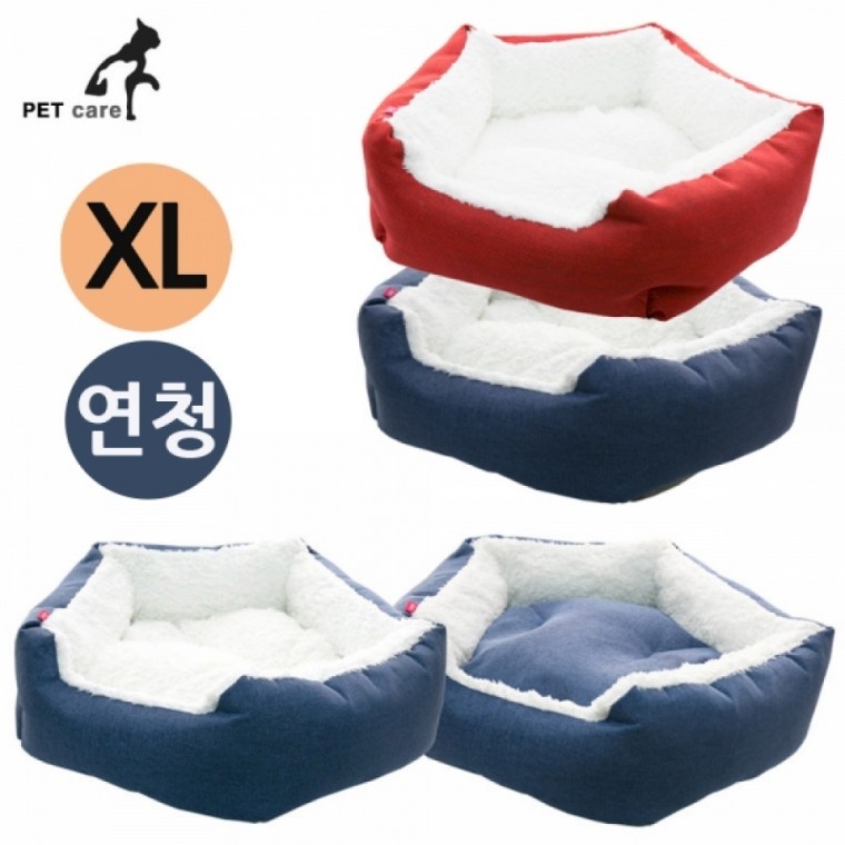 มูอาจิคยอง เบาะบ้านห้าเหลี่ยม (ไซส์ใหญ่พิเศษ) (สีฟ้าอ่อน)