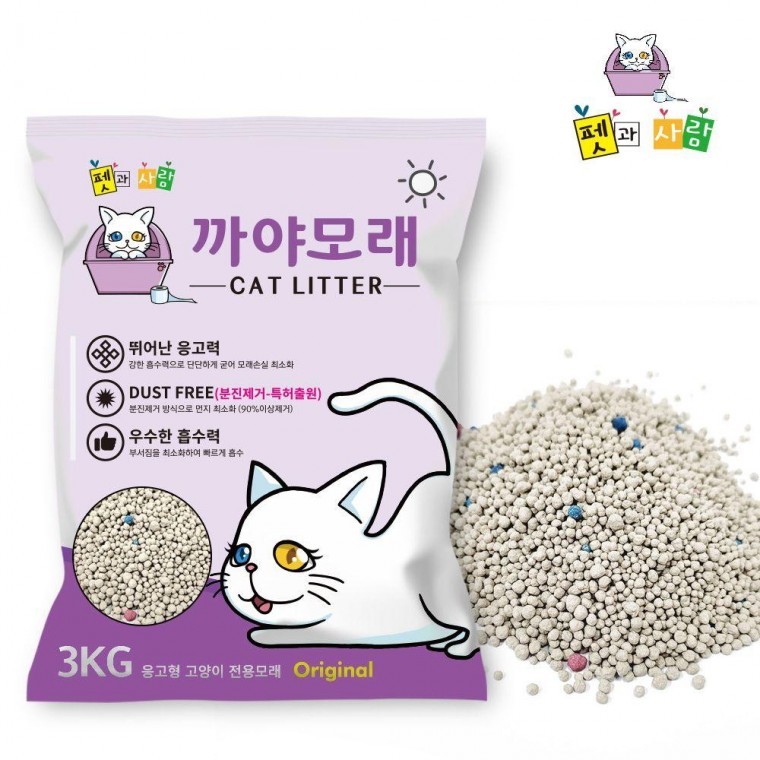 ทรายแมวเบนโทไนต์ไร้ฝุ่น สูตรออริจินัล กาญ่า 12kg