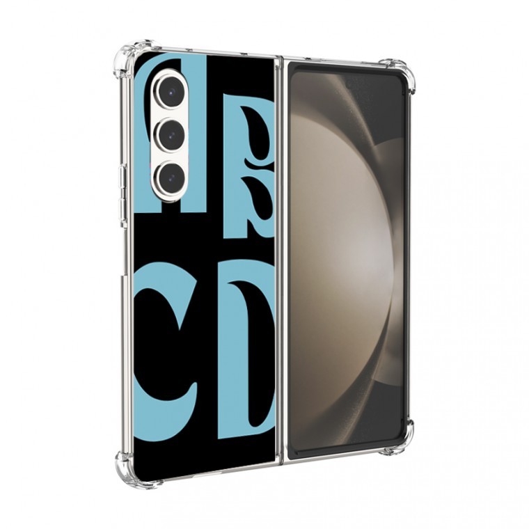 เคส Black Alphabet Pattern