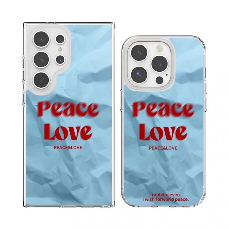 เคส Peace Love Magsafe Transparent
