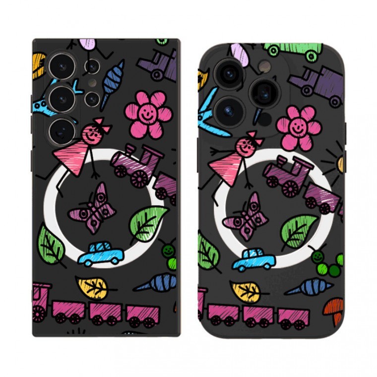 เคส Magsafe Fabric Scribbly Pattern