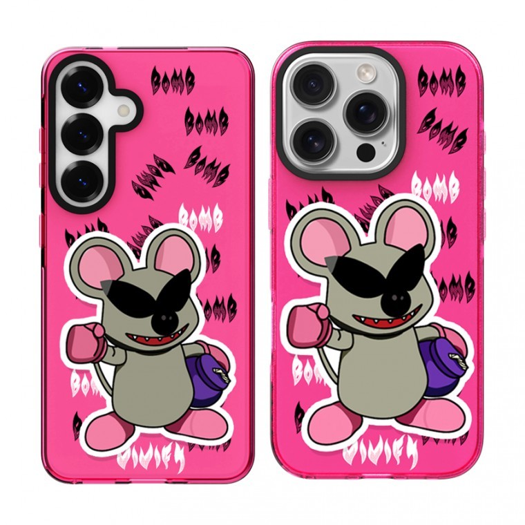 เคส Bam Rat Jelly Bumper สำหรับ iPhone 16 15 14 13 Pro Pro Max Galaxy S25 S24 S23 S22 S21
