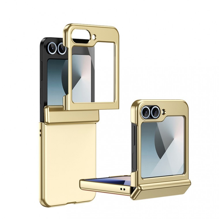 เคส Z Flip All-in-One Hinge Tempered Glass Full Cover สำหรับ Galaxy Z Flip6 Z Flip5 Z Flip4 Z Flip3
