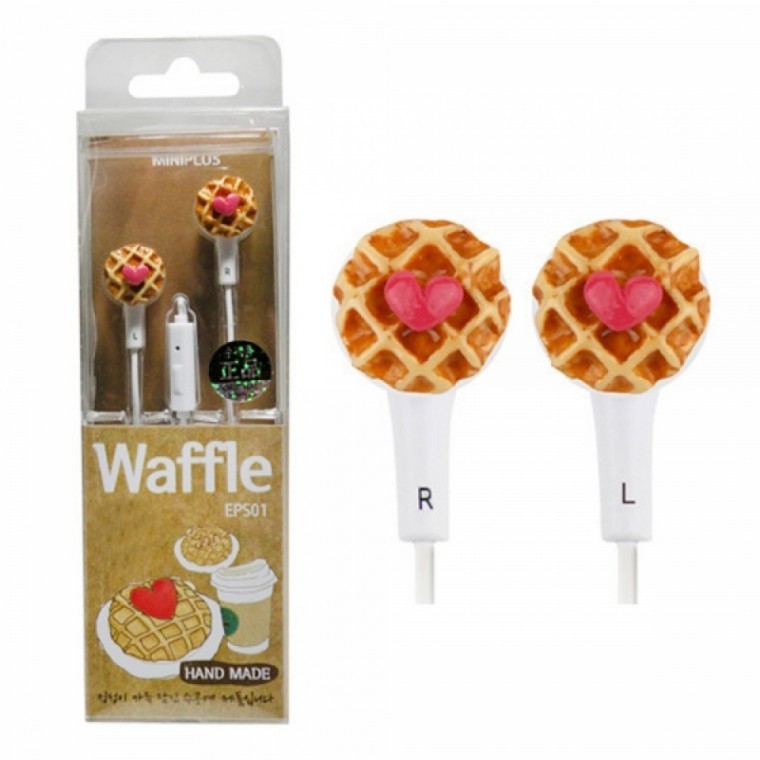 Mini Plus หูฟังสมาร์ทโฟนจิ๋ว Waffle Heart (EPS-01)