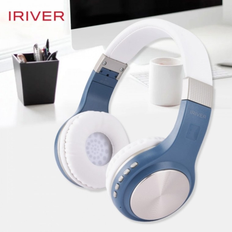 IRIVER หูฟังบลูทูธ (BS-BT101) (น้ำเงิน)