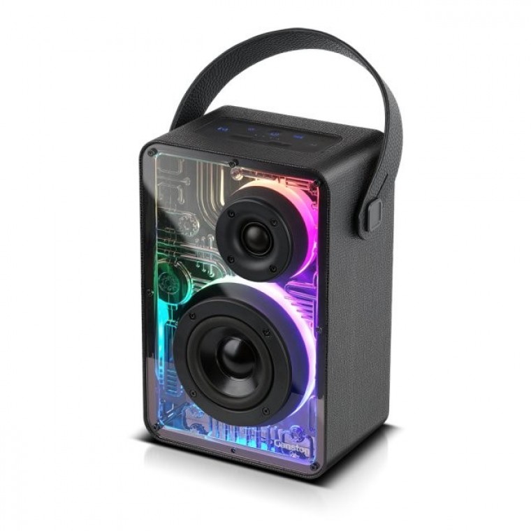 ลำโพงวูฟเฟอร์บลูทูธแบบโปร่งใส RGB Canston MT500