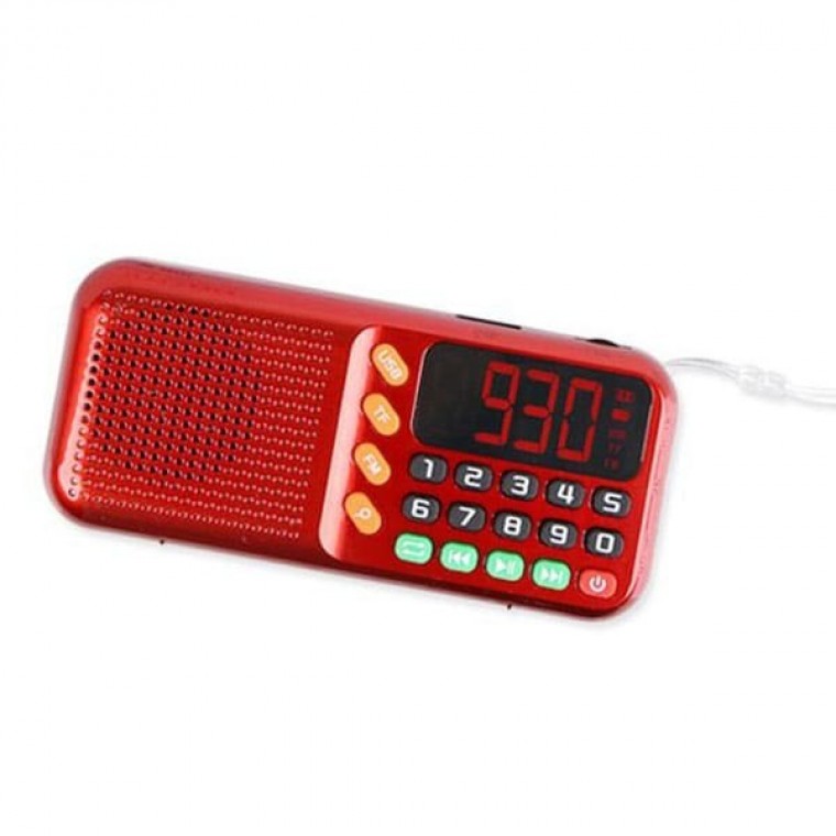 วิทยุ Coby MP3 ขนาดเล็ก ลำโพงเพลง (สุ่มสี)