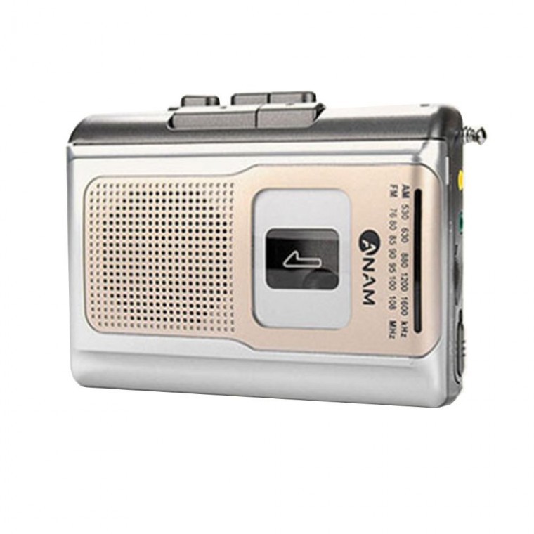 เครื่องเล่นเทปคาสเซ็ตต์บันทึกเสียง Anam ATC 01 Walkman วิทยุ FM