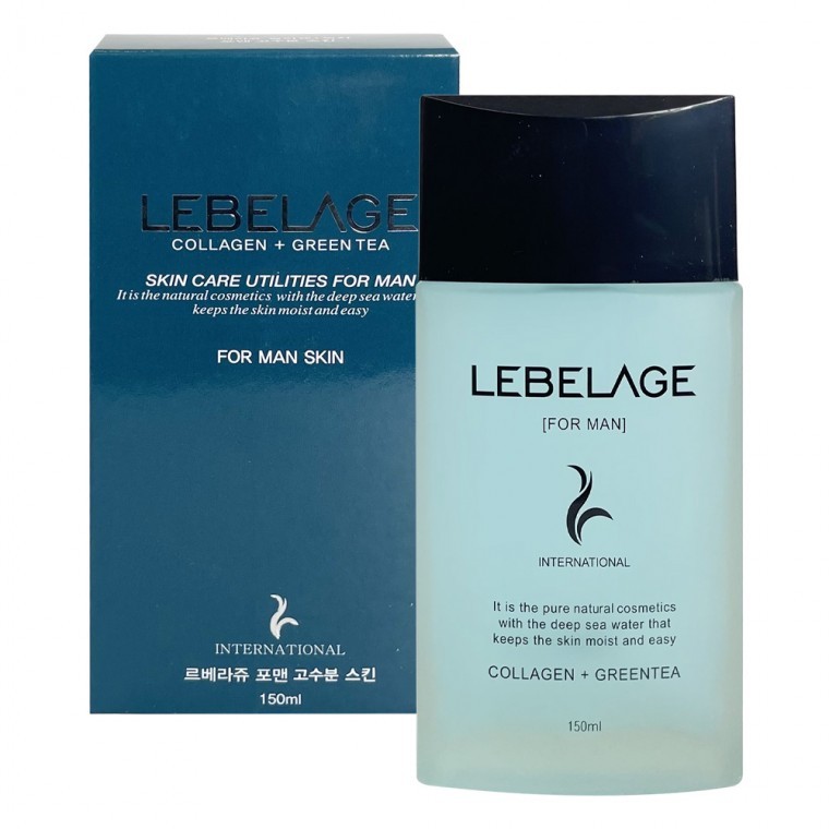 เลอ เวราจ ออมม์ คอลลาเจน ชาเขียว โทนเนอร์เพิ่มความชุ่มชื่นสูง 150ml - โทนเนอร์สำหรับผู้ชาย