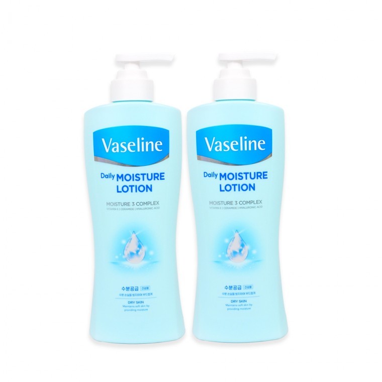 วาสลีน เดลี่ มอยส์เจอร์โลชั่น (450ml) - 2 ชิ้น โลชั่นให้ความชุ่มชื่น โลชั่นบำรุงผิว โลชั่นวาสลีน บำรุงผิวแห้ง
